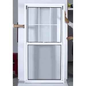 Ventana deslizante vertical bajo consumo
