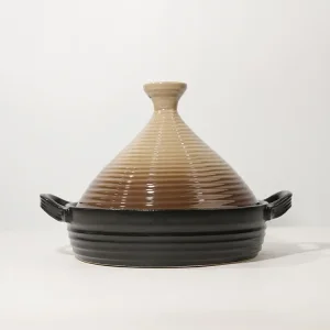 Custom Manufacturer Direct Wholesale Hige Temperature Ceramic Taji Cooking Pot Heat - Resistant Clay Cookware Casserole with Lid for Kitchen Manufacturers, Products
