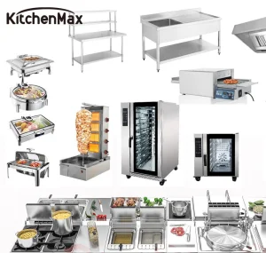 KitchenMax Stainless Steel Commercial Kitchen Equipment Set