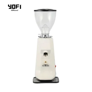 Molino de Café Eléctrico Comercial 370W Máquina 1kg Gran Capacidad y 64mm Sistema de Molienda de Muela Plana