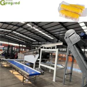 Continuous Fresh Sweet Corn Cooking Machine Sweet Corn Deep Processing Line