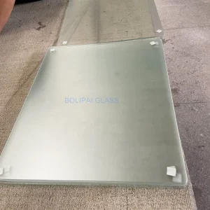 Custom Factory Translucent Frosted Acid Etched Glass Tempered Glass for Mouse Pad