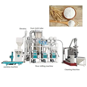 Lost Cost 5Ton to 10Ton Wheat Flour Milling Cleaning Machine Processing Line