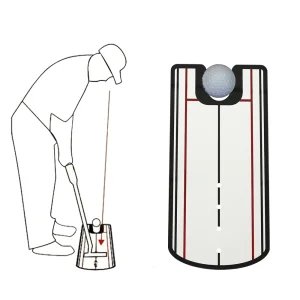 Golf Putting Mirror Alignment Training Aid