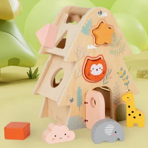 Direct Factory Wholesale Educational Wooden Toys Early Childhood Development Spatial Perception Shape Recognition Fun Matching