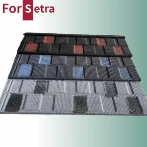 Good Fire Resistance Roof Material Cheap Price Stone Coated Roofing Tiles