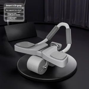 Time Counting Ab Roller Wheel with Comfort Grip for Abdominal Training