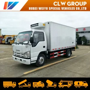 Diesel Engine Refrigerated Truck Freezer Container Body Cargo Box for Food Transport