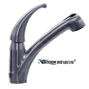 Deck Mounted Stainless Steel Pull out Sprayer Basin Mixer