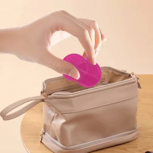 Portable Silicone Makeup Brush Cleaner Pad
