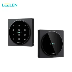 Leelen Smart Access Control System Touch Keypad IC Card Pin Code Unlocking Fire Alarm Access Control Reader