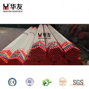 BS1139 En39 En10219 Steel Tube Hollow Section Round Pipe Scaffolding Galvanized Steel Pipe