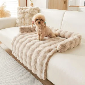 Plush Calming Dog Bed for Couch - Ultimate Comfort for Pets