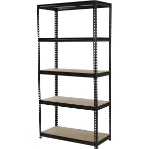 Anti-Corrosion  5-Layer Warehouse Rack Tool Rack Used in Industrial Supermarkets Without Bolts Gourd Holes Certified GS garage shelving