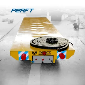 Cable Drum Powered Transfer Trolley with Platform Track Carrier Material Handling Equipment