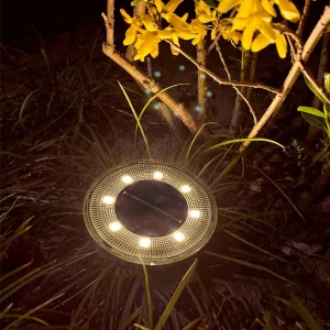 Solar Ground Lights Outdoor Waterproof Garden Lights