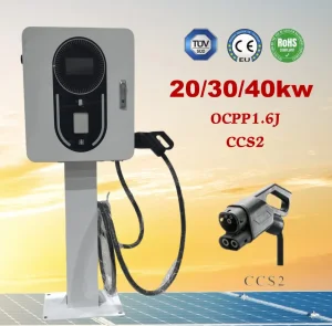 20kw 30kw 40kw 7inch LCD Screen CCS 2 Electric Vehicle/Car/Battery Fast DC EV Charger Charging Solution