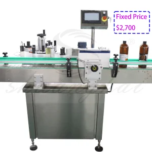 Automatic Glass Plastic Round Bottle Can Labeling Machine Factory Cheap With Pneumatic Drive Core Components Inclu