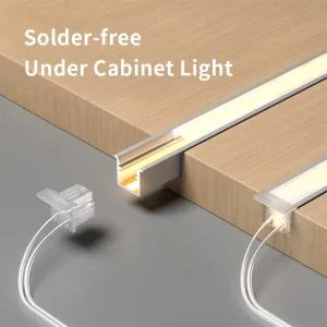 12V 24V Free Cutting Solderless Recessed LED Strip Light with Aluminum Channel LED Embedded Cabinet Light