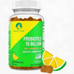 Women's Probiotic Gummies with Cranberry for Digestive and Immune Health