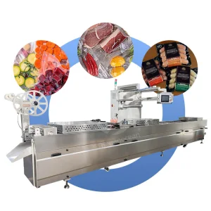 OCEAN Automatic Pump Sausage Date Seal Jerky Beef Food Thermoformer Pack Form Machine Thermoform Vacuum Package Machine