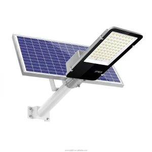 LED Solar Courtyard Light With Built-in 35000mAh Battery, IP65 Protection Rating, Integrated Remote Control, And CE Certified.