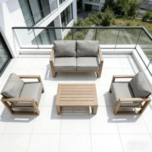 Modern Iron Garden Sofa Set Outdoor Furniture