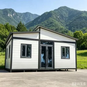 Casa Modular Hotel Móvil Estilo Europeo Contenedor Casa Pequeña Villa en Venta