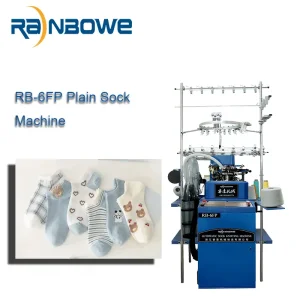 China wholesale  Sock Knitting Machine  - Hot-selling Automatic RB-6FP Plain Sock Knitting Machine Socks Making Machine - Rainbowe