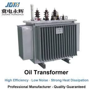 Large Capacity Three Phase Oil Immersed Step Down Transformer 10kV 0.4kV Corrosion Resistant Outdoor Power Equipment