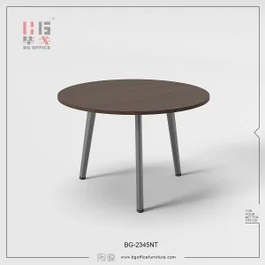 Wooden Metal Commercial Furniture Iron New Design Conference Round Meeting Table