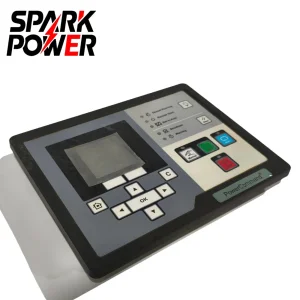 Placa de Monitoramento de Genset Diesel Industrial de Substituição HMI220 para Unidade de Gerador de Backup de Grande Potência