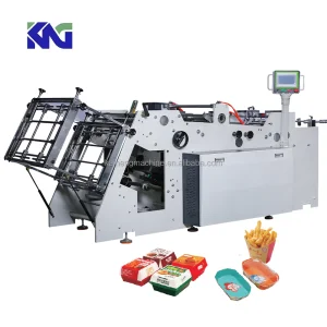Automatic Electric Motor-Driven Cartoon Box Erecting Folding Closing and Taping Machine for Food &amp; Beverage Packaging