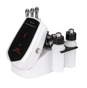 In 1 Screen Dermabrasion Blackhead Removal Facial Skin Care Metal Head Peeling Diamond Machine