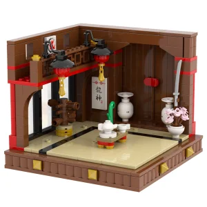 NEW Martial Arts Hall Educational Toy Creative Building Blocks Sets Toys MOC Kit City Scenes Gifts Toys for Kids MOC4108