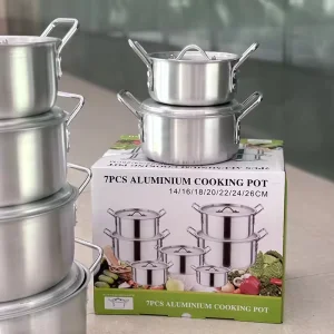 Stainless Steel 12-Piece Pot Set Kitchen Cooking Pots and Pans Kitchen Cooking