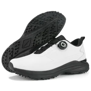 Professional Golf Shoes Custom Logo Waterproof Leather