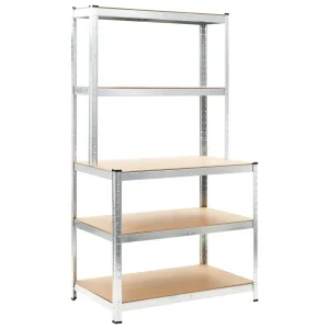 Corrosion-Protected Galvanized Steel Slotted Workbench Racks