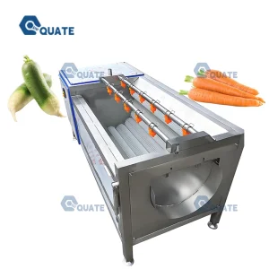 Potato Cleaning and Peeling Machine Potato Vegetable Slicer