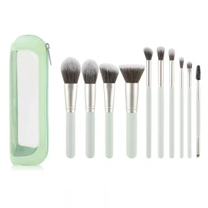 New Custom Logo 10PCS Makeup Brush Set