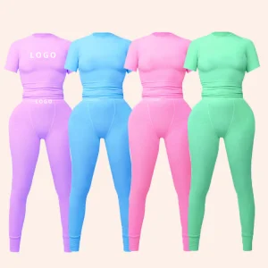 Two Piece Set Women Comfy Cotton Loungewear