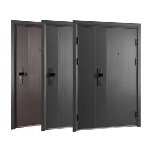 Exterior Anti Theft Metal Main Steel Security Interior Aluminum Door for Nigeria Aluminium for Home Apartment Entry Door
