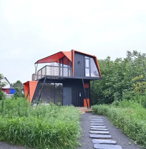 Resort de Glamping Ecológico Premium Casa Modular de Contenedor de Acero Expandible Inteligente