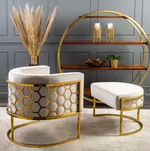 Tufted Accent Chair Velvet