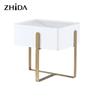 Zhida Luxury Design Bedroom Wooden Nightstand