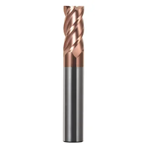4 Flute TiAlN Coated Solid Carbide CNC Milling Cutter