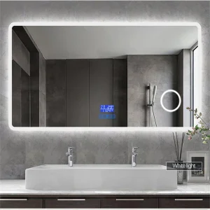 Modern Touch-Sensitive LED Mirror for Flawless Makeup Application
