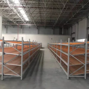 High Strength Carton Flow Rack with Smooth Rolling System Designed for High Volume Warehouse Picking Carton Flow Rack