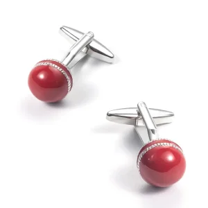 Cricket Ball Cufflinks