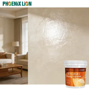 Phoenix Lion Water-Based Glossy Varnish 15kg - Exceptional Gloss Finish